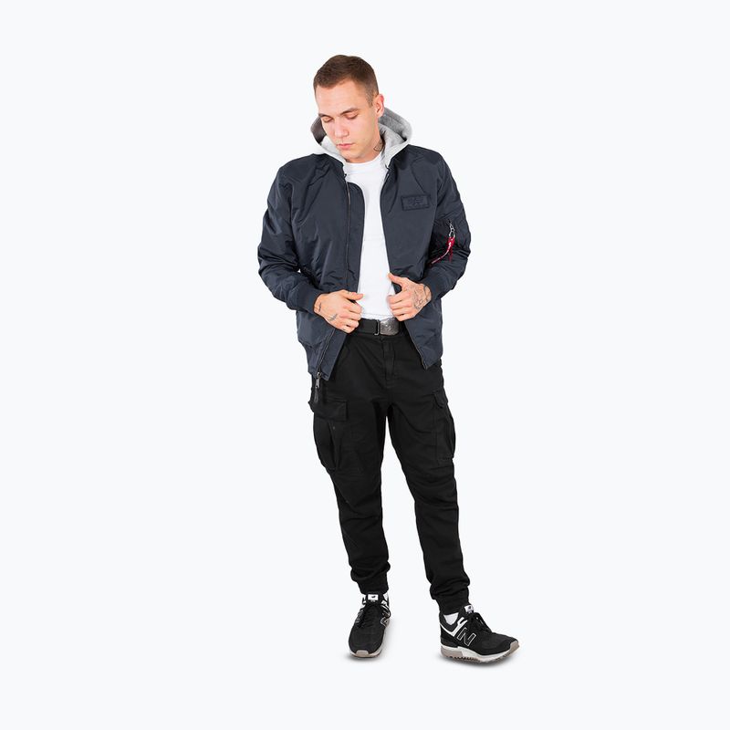 Alpha Industries men's jacket MA-1 TT Two Tone Hood rep.blue 2