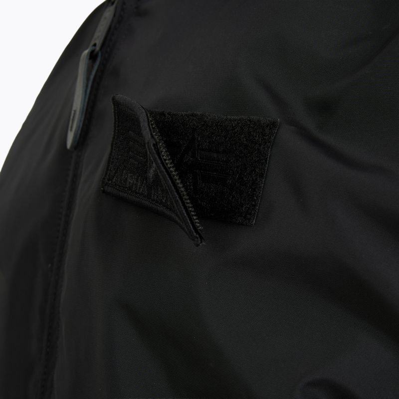 Alpha Industries men's jacket MA-1 TT Two Tone Hood black/black 6