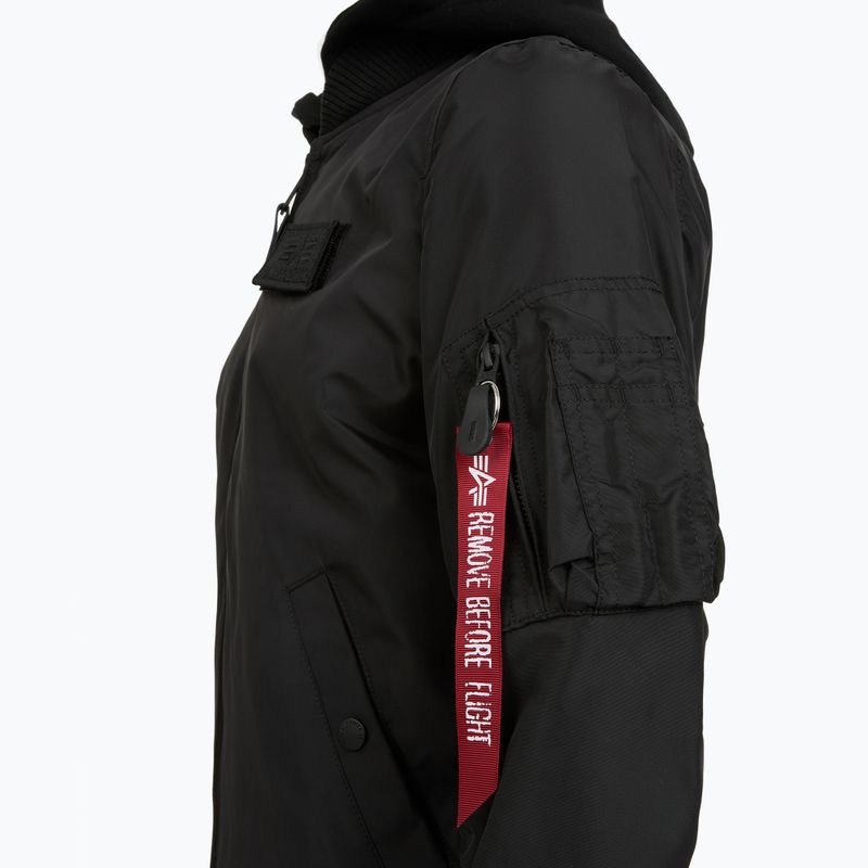 Alpha Industries men's jacket MA-1 TT Two Tone Hood black/black 7