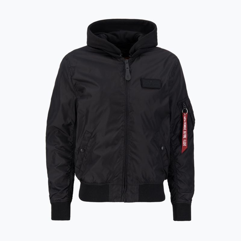 Alpha Industries men's jacket MA-1 TT Two Tone Hood black/black 3