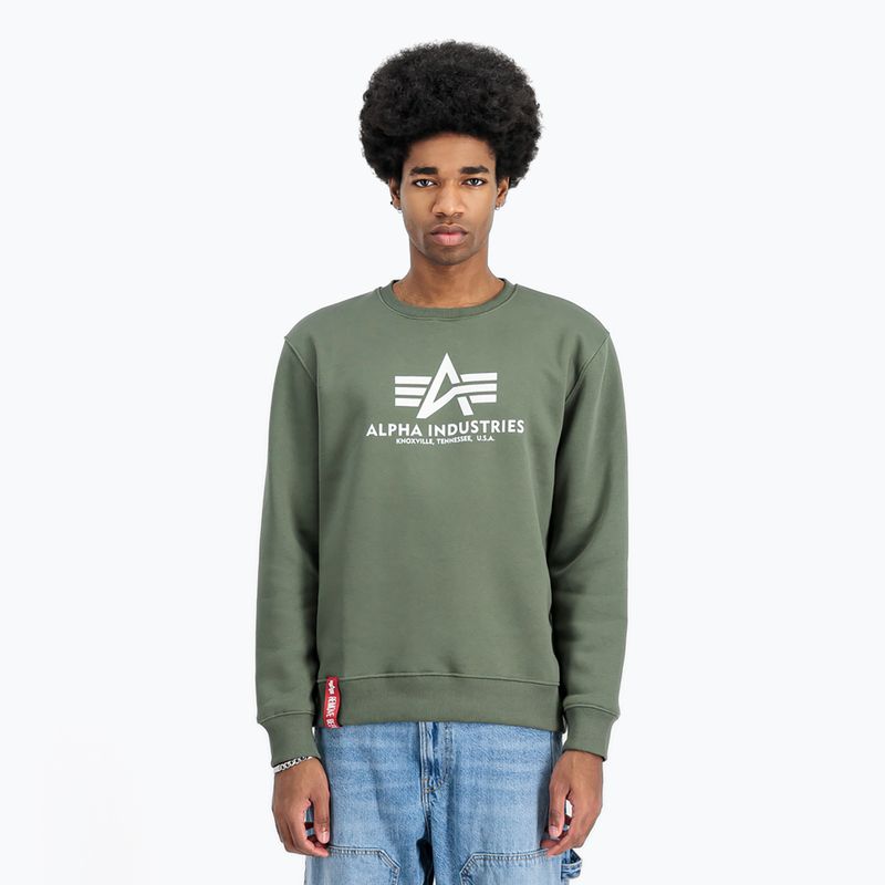 Alpha Industries men's Basic dark olive sweatshirt