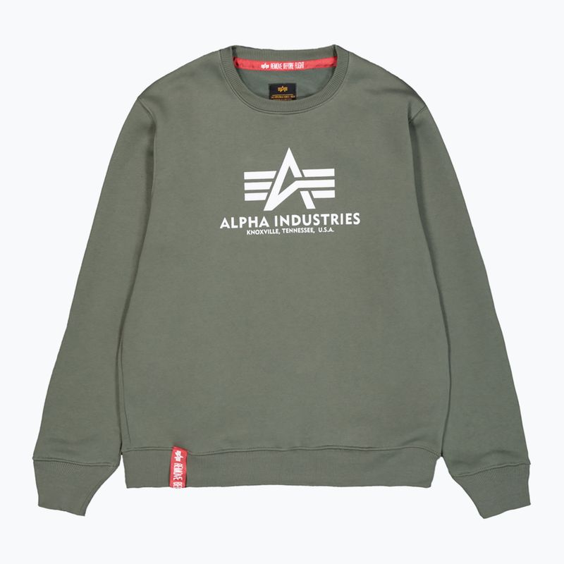 Alpha Industries men's Basic dark olive sweatshirt 7