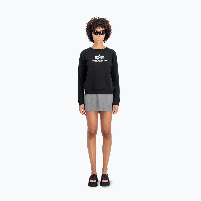 Alpha Industries women's sweatshirt New Basic black 2