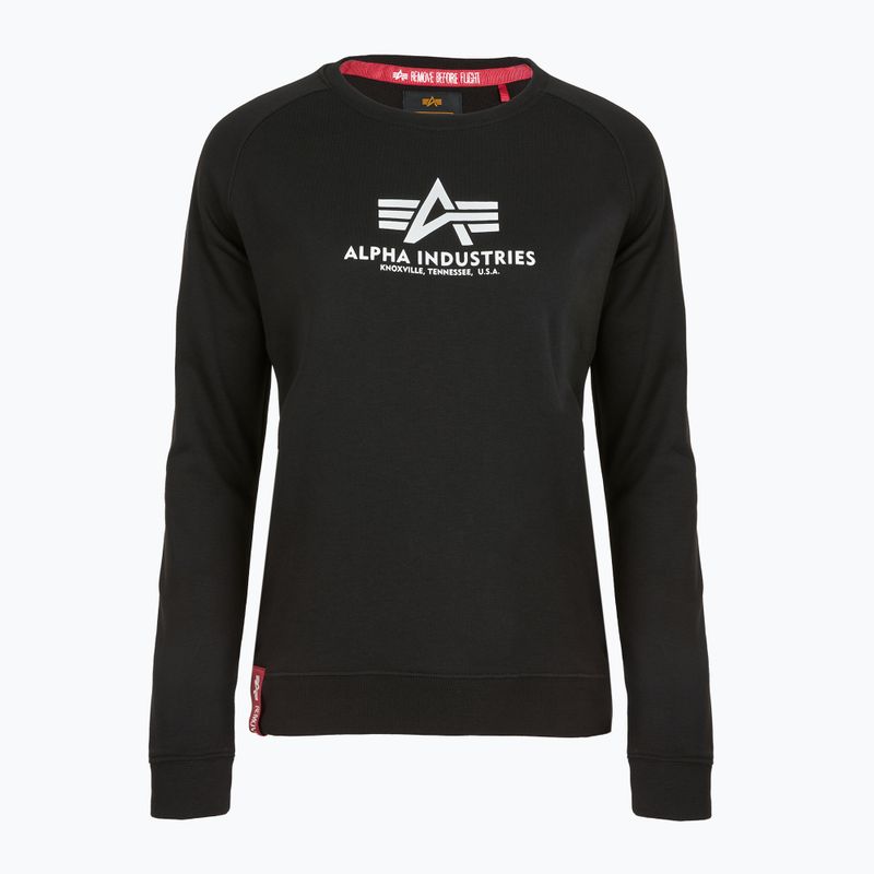 Alpha Industries women's sweatshirt New Basic black 6