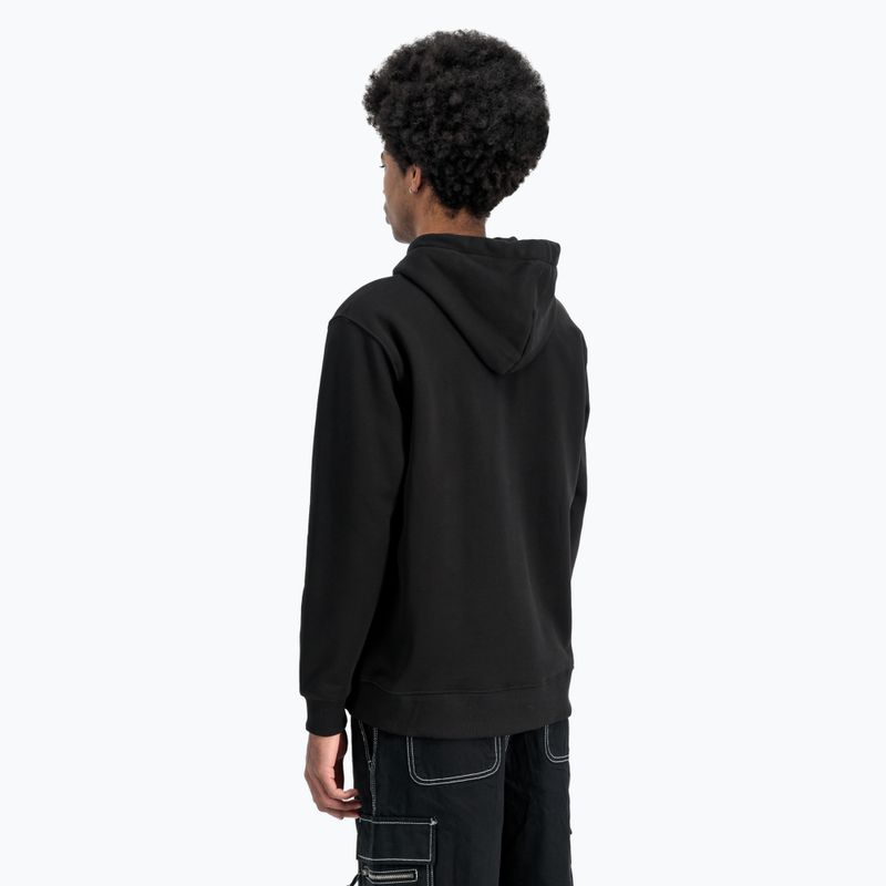 Men's Alpha Industries Basic Small Logo Hoodie black 5