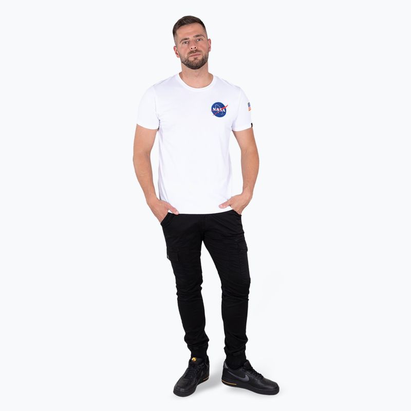 Alpha Industries men's Space Shuttle T shirt white 2