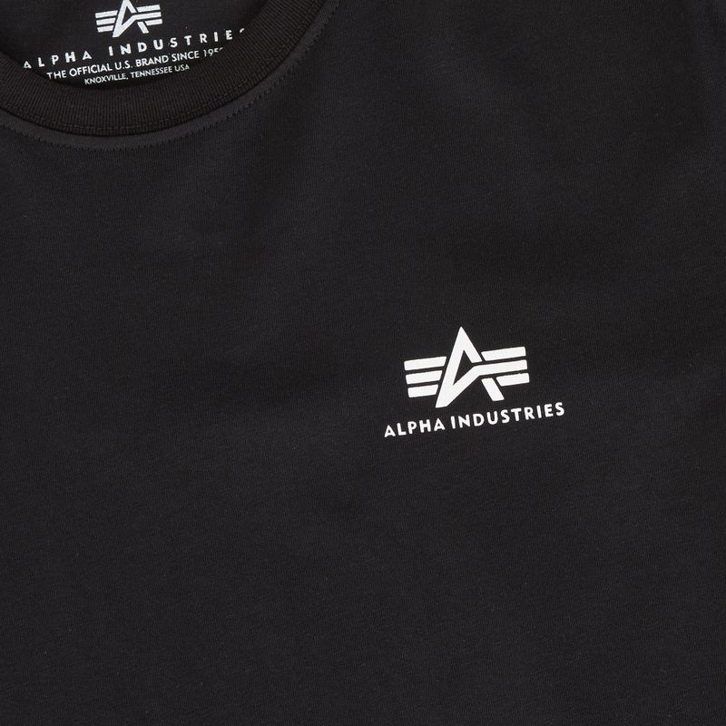 Alpha Industries men's t-shirt Backprint black 3