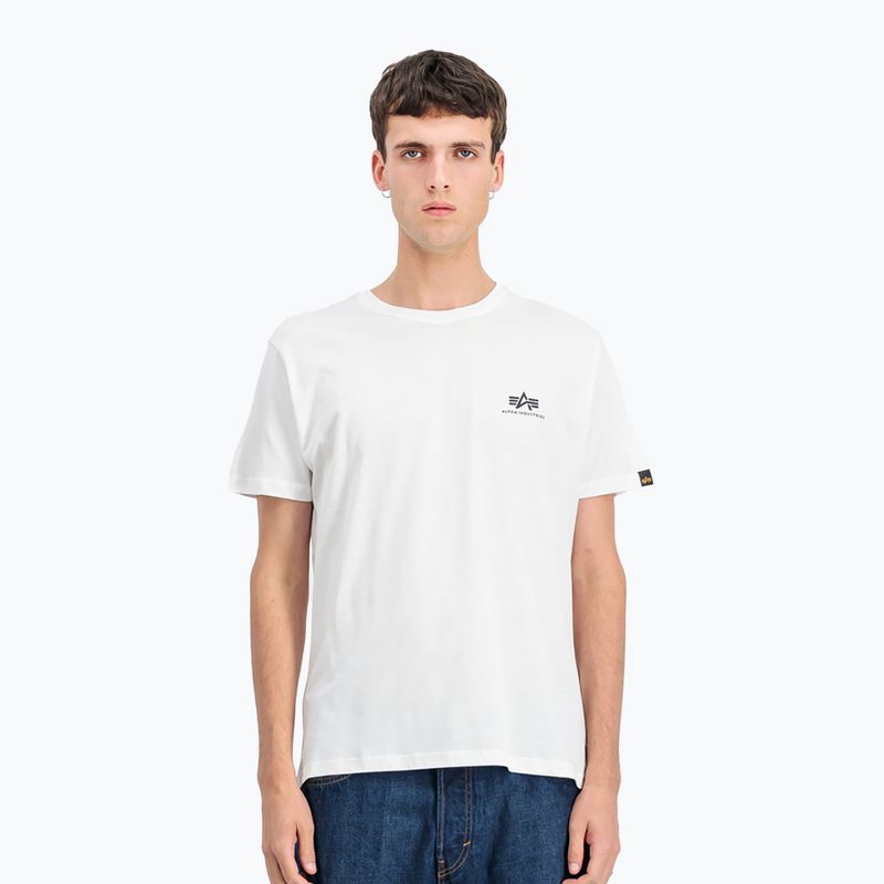 Alpha Industries men's t-shirt Backprint white