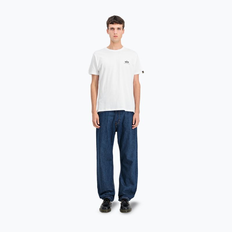 Alpha Industries men's t-shirt Backprint white 2