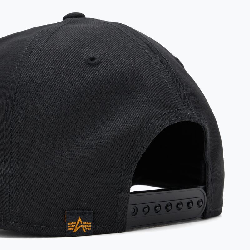 Alpha Industries Crew baseball cap black 4