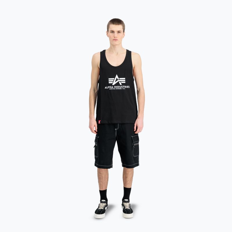 Men's Alpha Industries Basic Tank Body Building t-shirt black 2