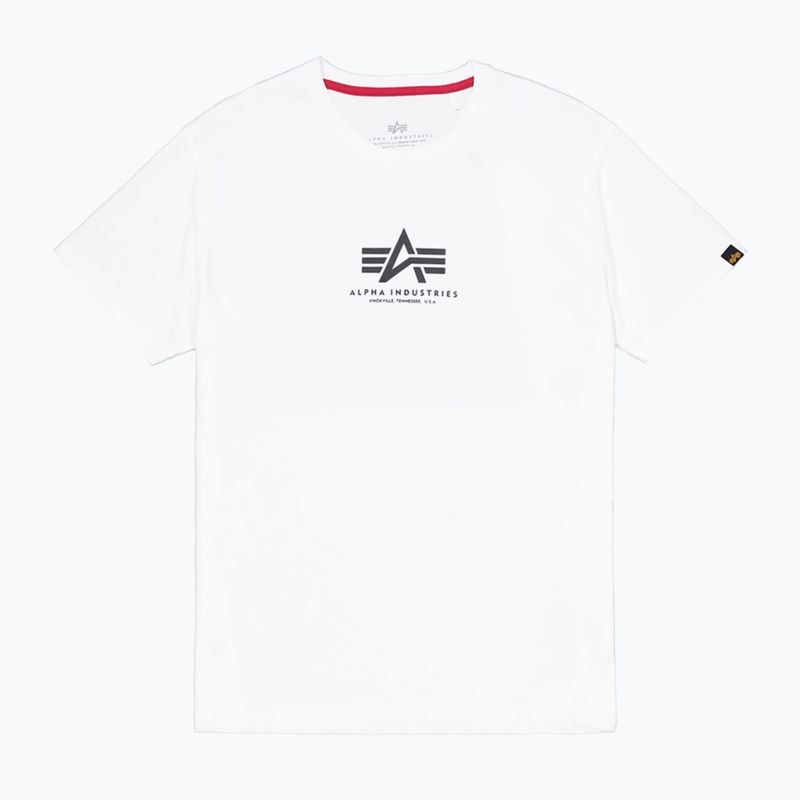 Alpha Industries men's Basic Mid Logo T-shirt white 7