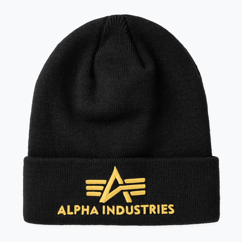 Alpha Industries 3D cap black/yellow gold