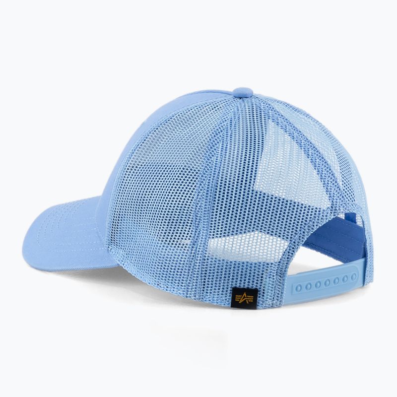 Men's Alpha Industries Basic Trucker baseball cap light blue 2
