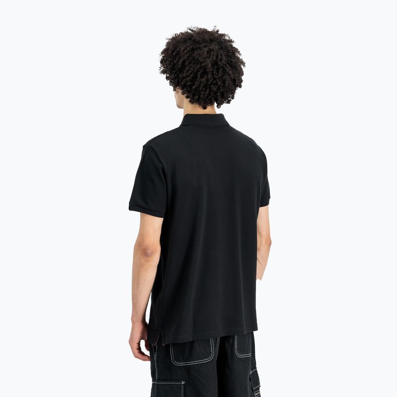 Men's Alpha Industries Basic Polo Small Logo T-shirt black 3