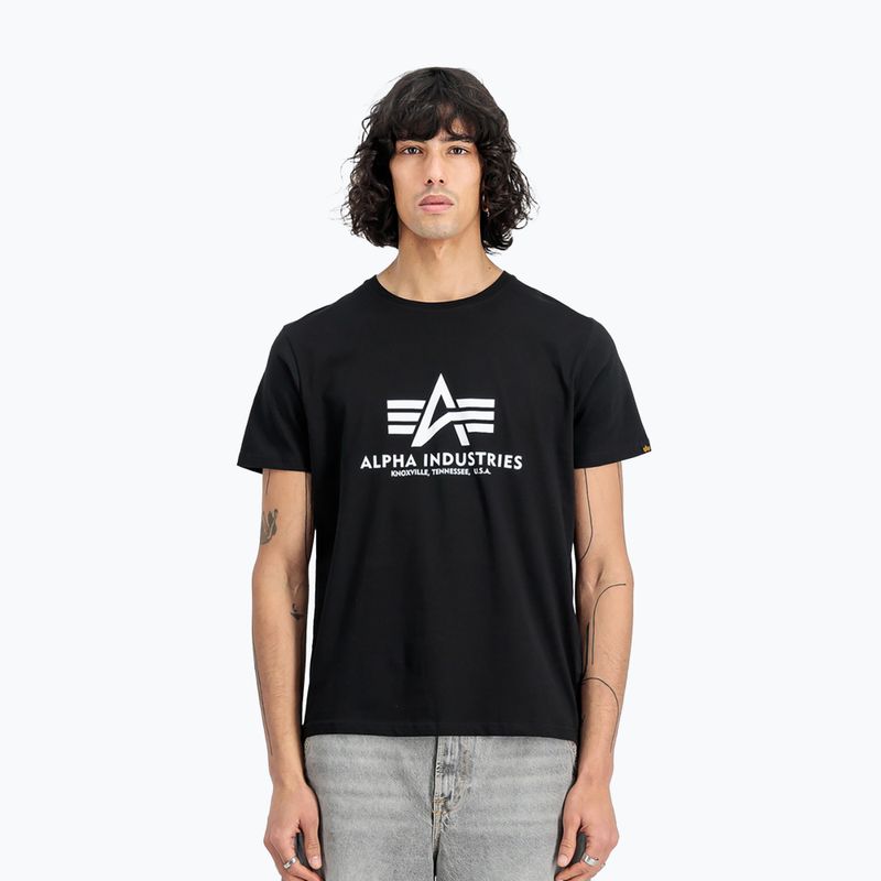 Alpha Industries men's Basic T shirts (2 pcs) black