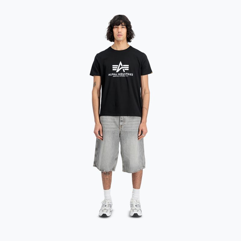 Alpha Industries men's Basic T shirts (2 pcs) black 2