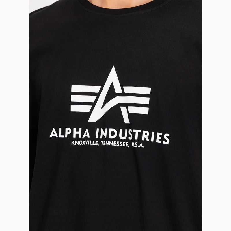 Alpha Industries men's Basic T shirts (2 pcs) black 6