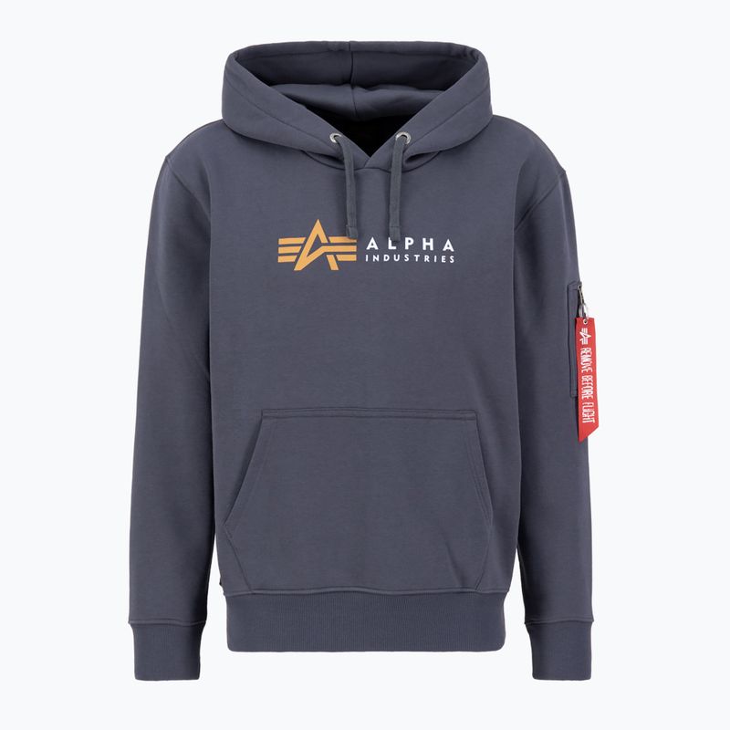 Men's Alpha Industries Alpha Label grey/black sweatshirt