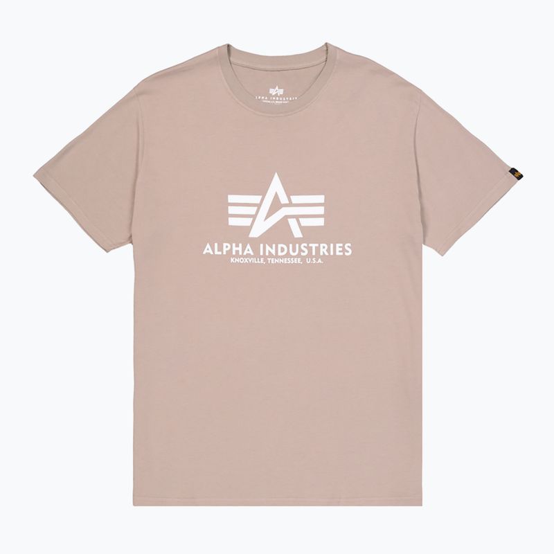 Alpha Industries men's Basic vintage sand t-shirt 7