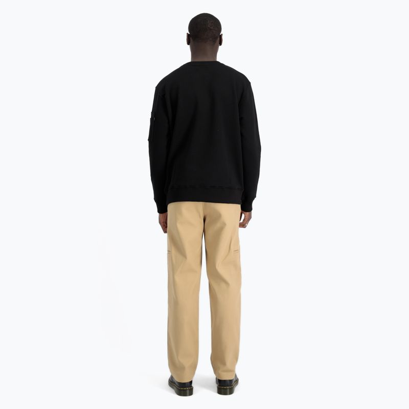 Men's Alpha Industries Reflective Print Sweater black 3