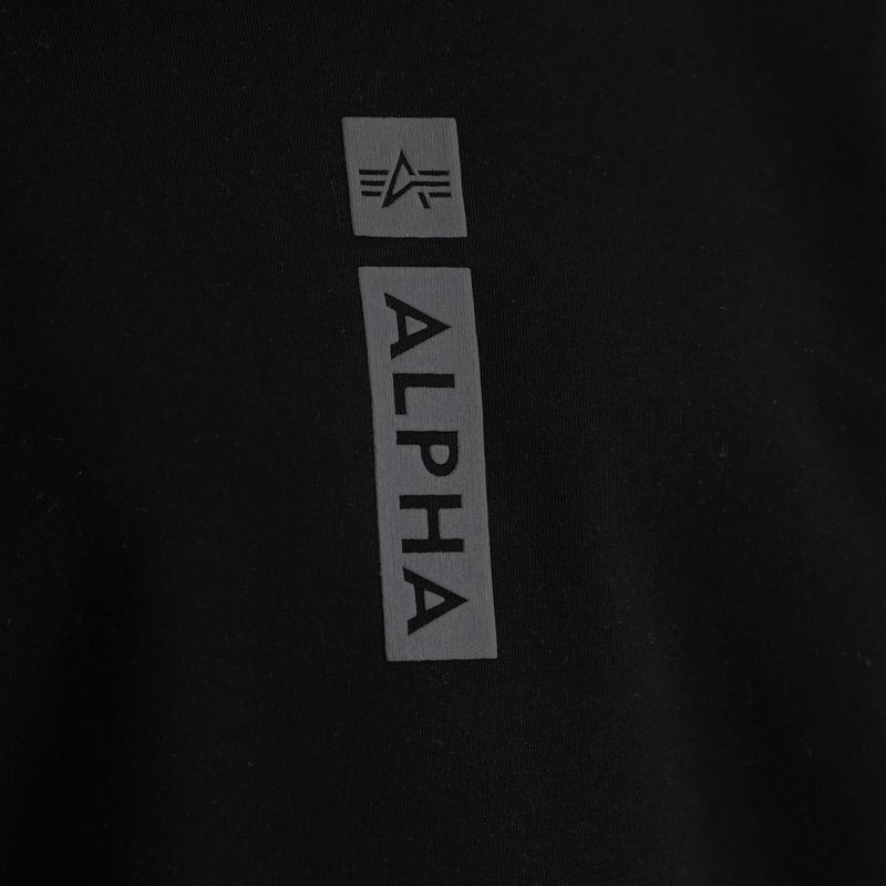Men's Alpha Industries Reflective Print Sweater black 6