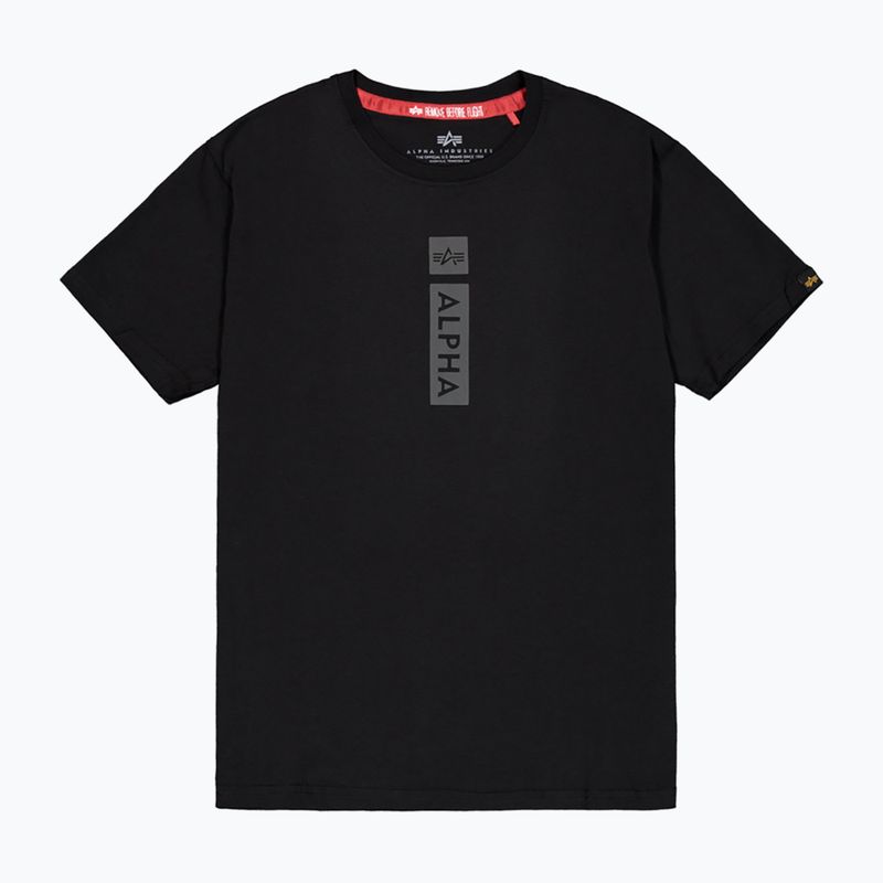 Alpha Industries men's Puff Print T-shirt black 7
