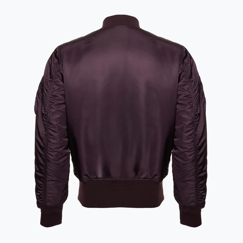 Alpha Industries MA-1 Heritage plum men's jacket 2