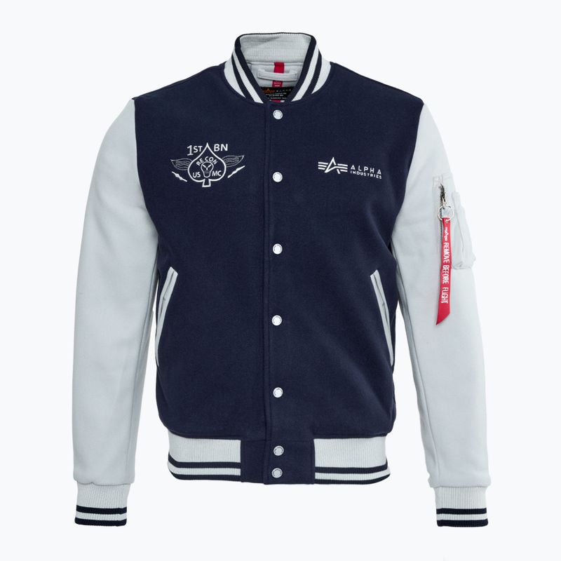 Alpha Industries men's Varsity Air Force ultra navy jacket