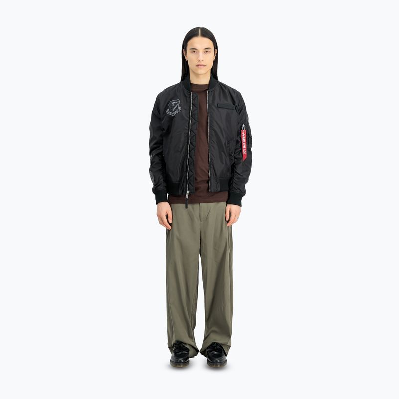 Alpha Industries MA-1 TT Flying Tigers men's jacket black 2