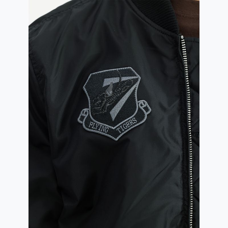 Alpha Industries MA-1 TT Flying Tigers men's jacket black 5