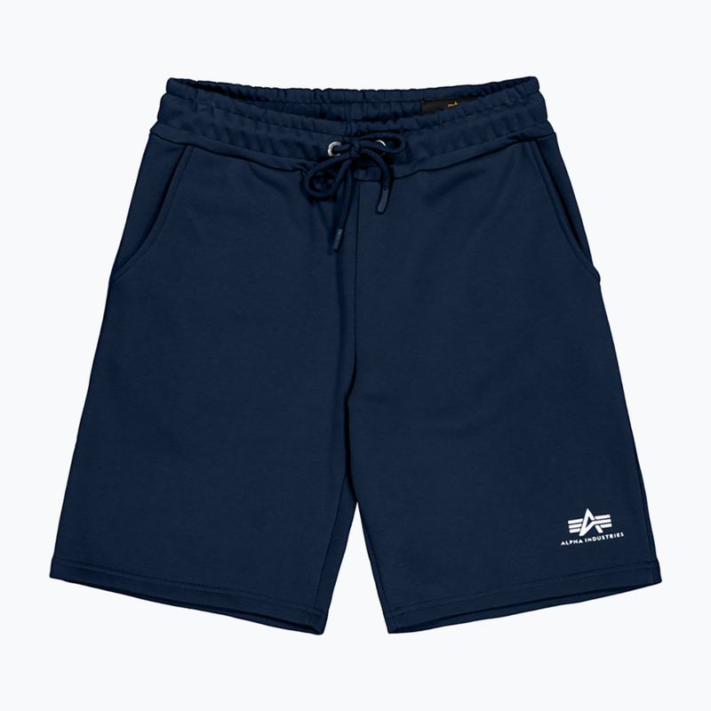 Alpha Industries men's Basic Small Logo II ultra navy shorts 8