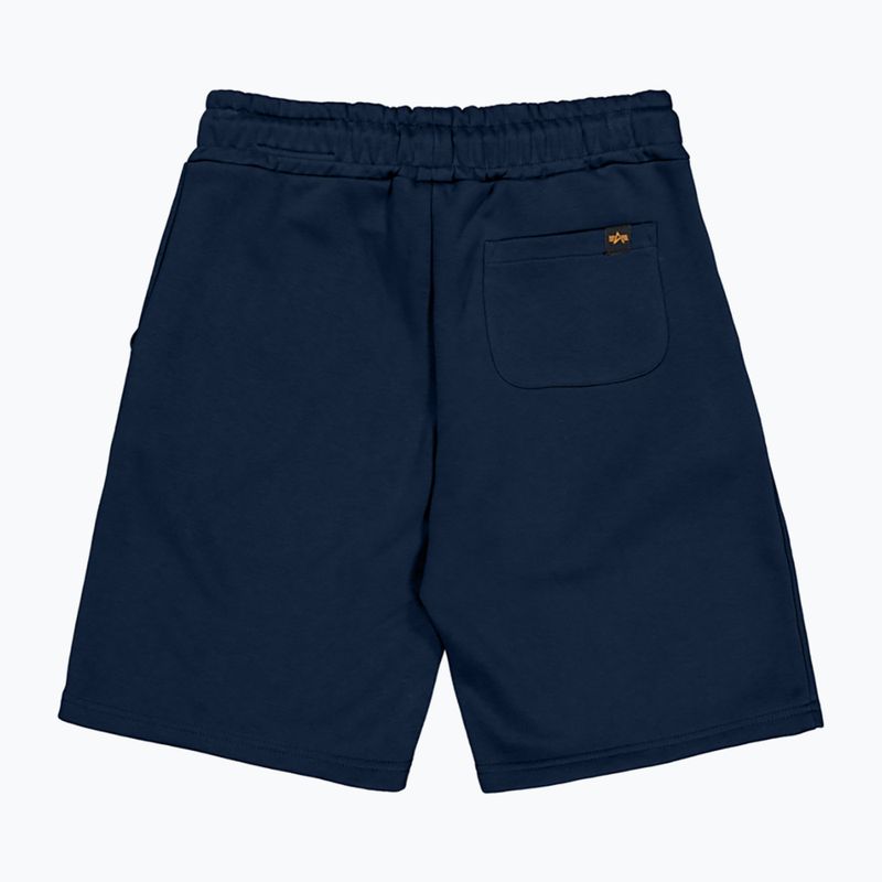 Alpha Industries men's Basic Small Logo II ultra navy shorts 9