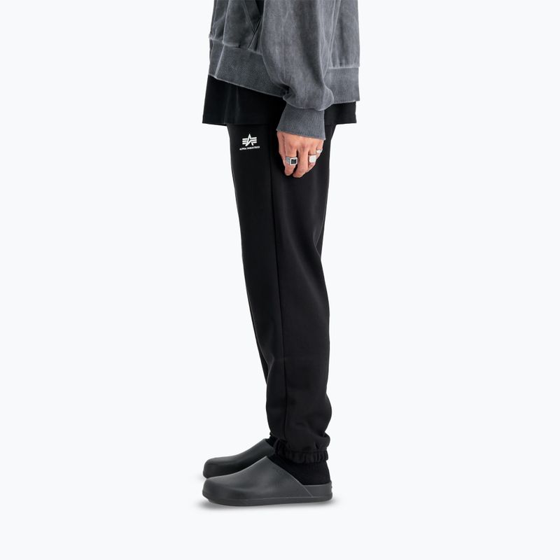 Men's Alpha Industries Basic Small Logo II Jogger trousers black 5