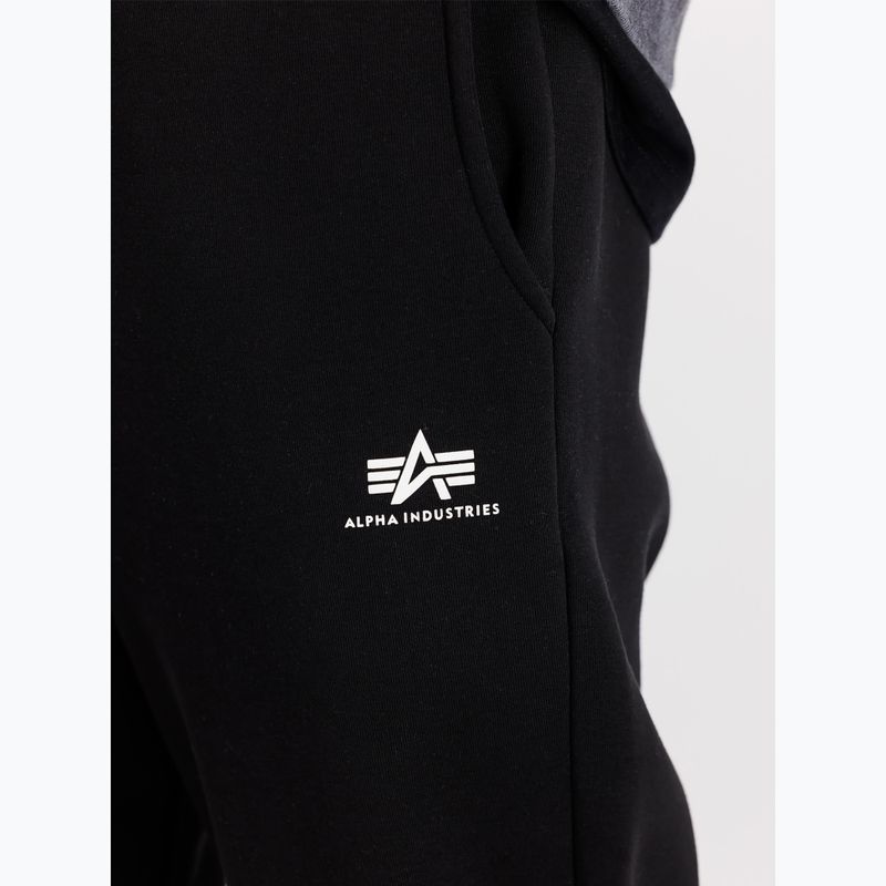Men's Alpha Industries Basic Small Logo II Jogger trousers black 6