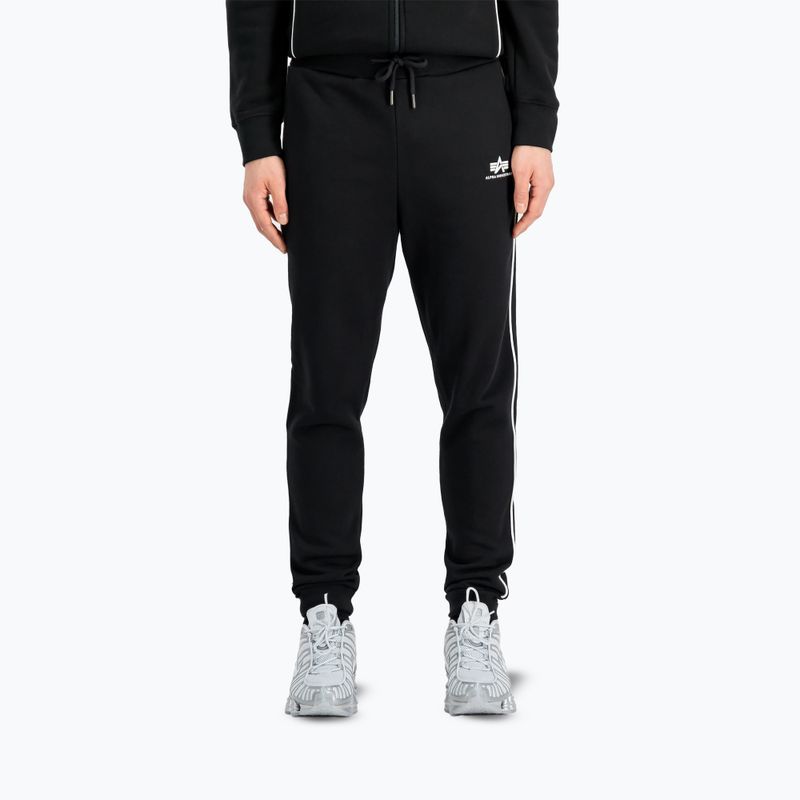 Alpha Industries men's Track Small Logo Jogger trousers black