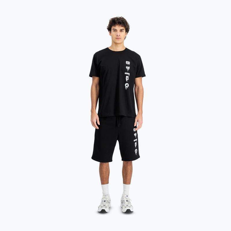 Alpha Industries men's Freedom Jogger balck shorts 2