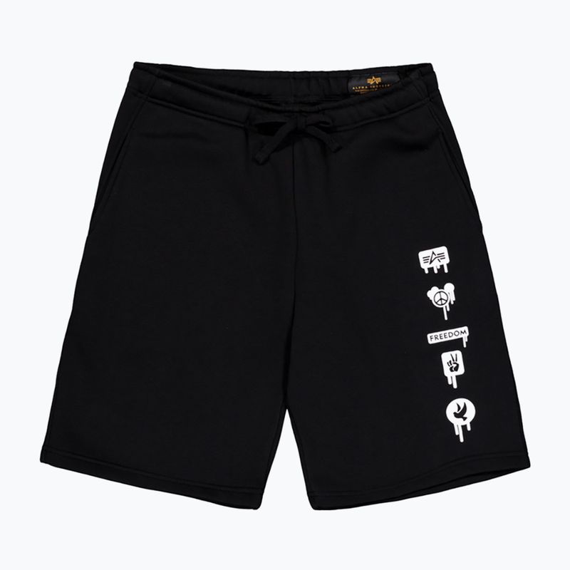 Alpha Industries men's Freedom Jogger balck shorts 7