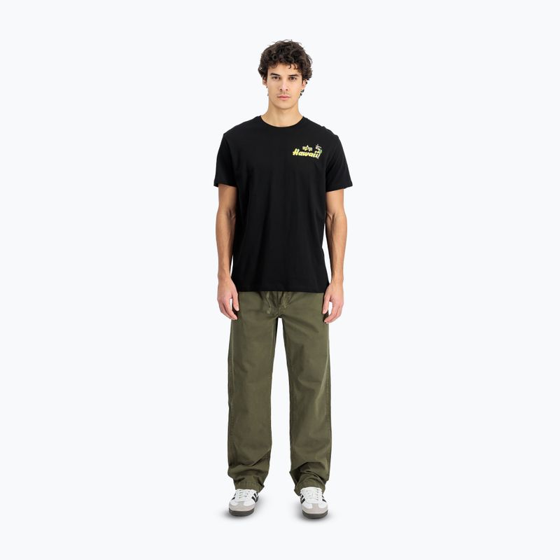 Alpha Industries men's Pearl Harbor Back Print T-shirt black 2