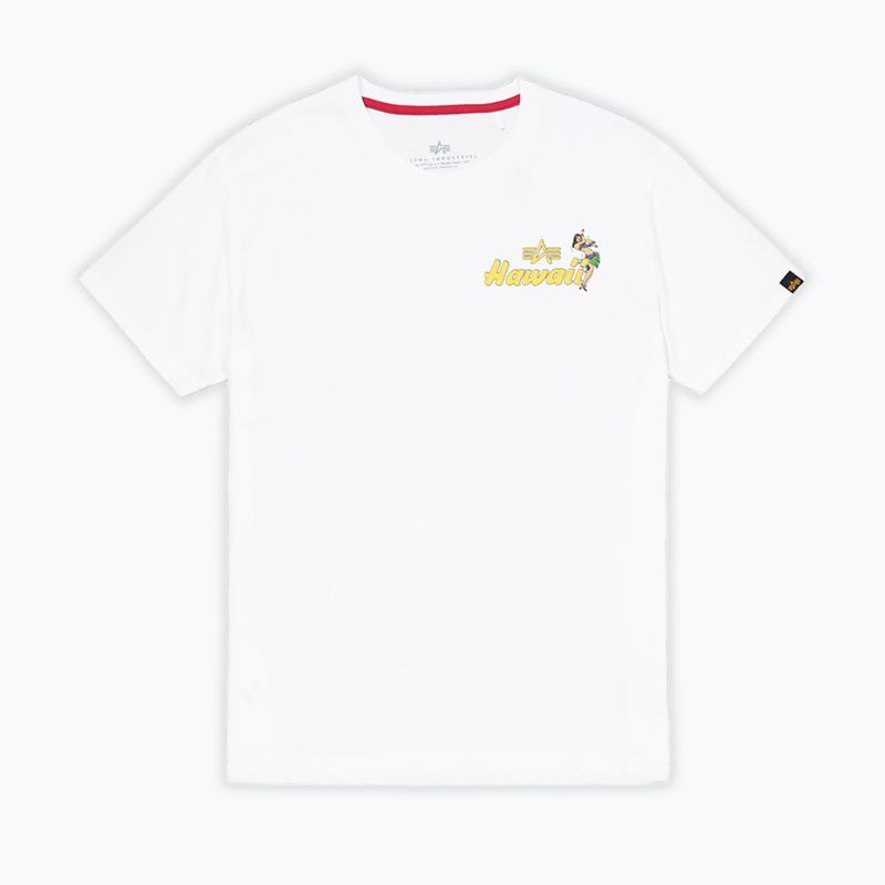 Alpha Industries men's Pearl Harbor Back Print T-shirt white 5