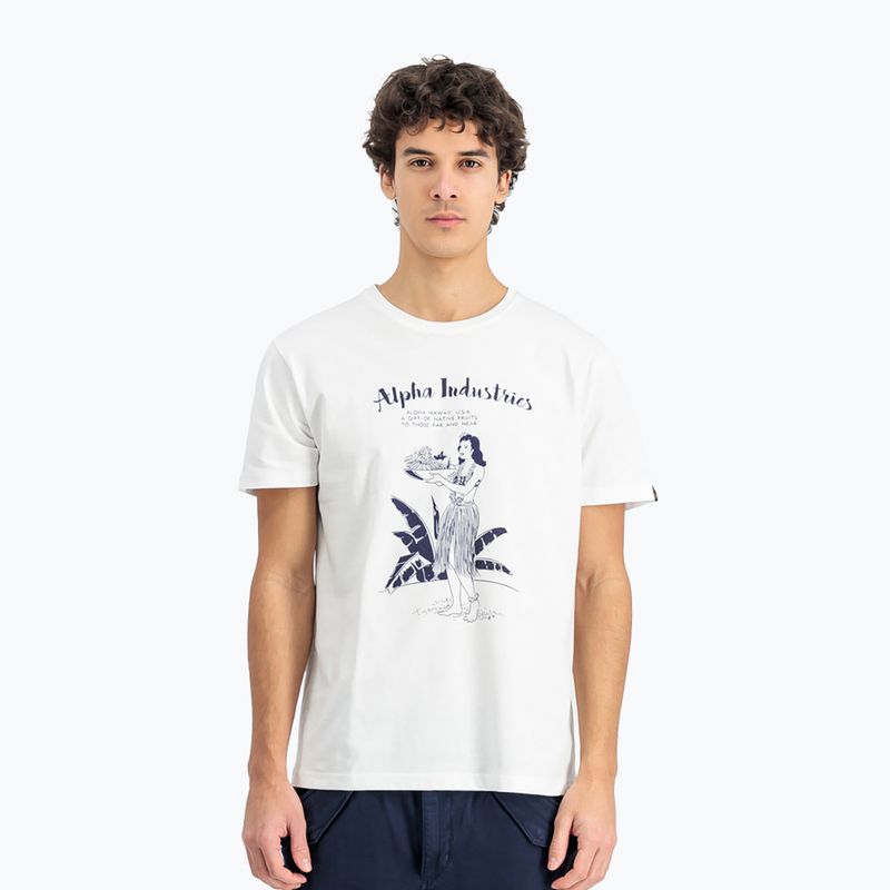 Alpha Industries men's t-shirt Hawaii white