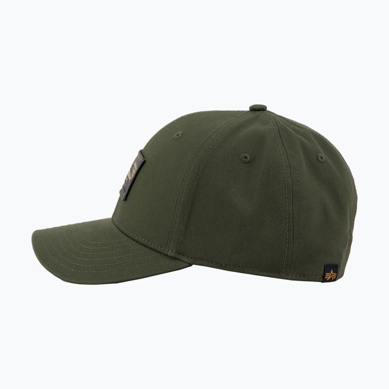 Alpha Industries Crew Camo dark olive baseball cap 4