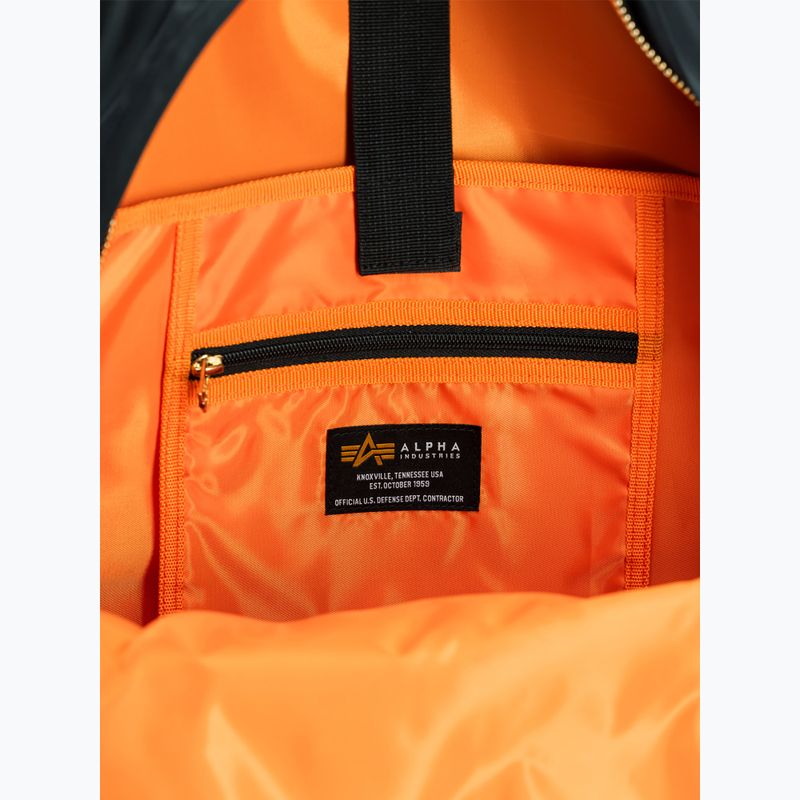 Alpha Industries Crew 18 l black urban backpack 3