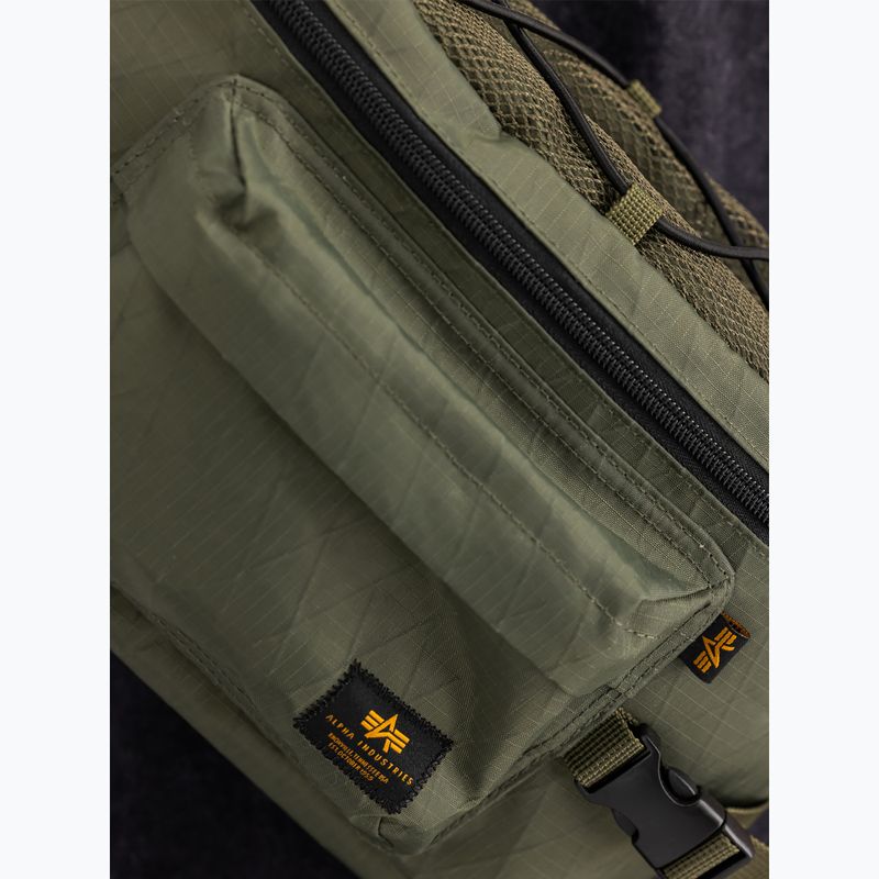 Alpha Industries Combat 8 l dark olive kidney pouch 4