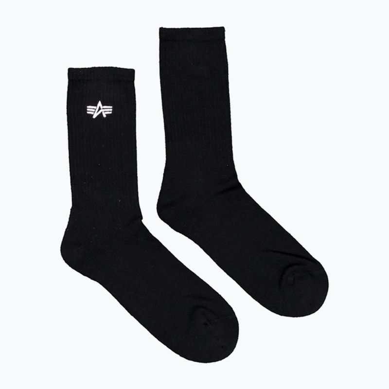 Alpha Industries men's socks Basic 3 pairs black 2