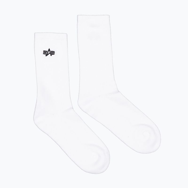 Alpha Industries men's socks Basic 3 pairs white 2