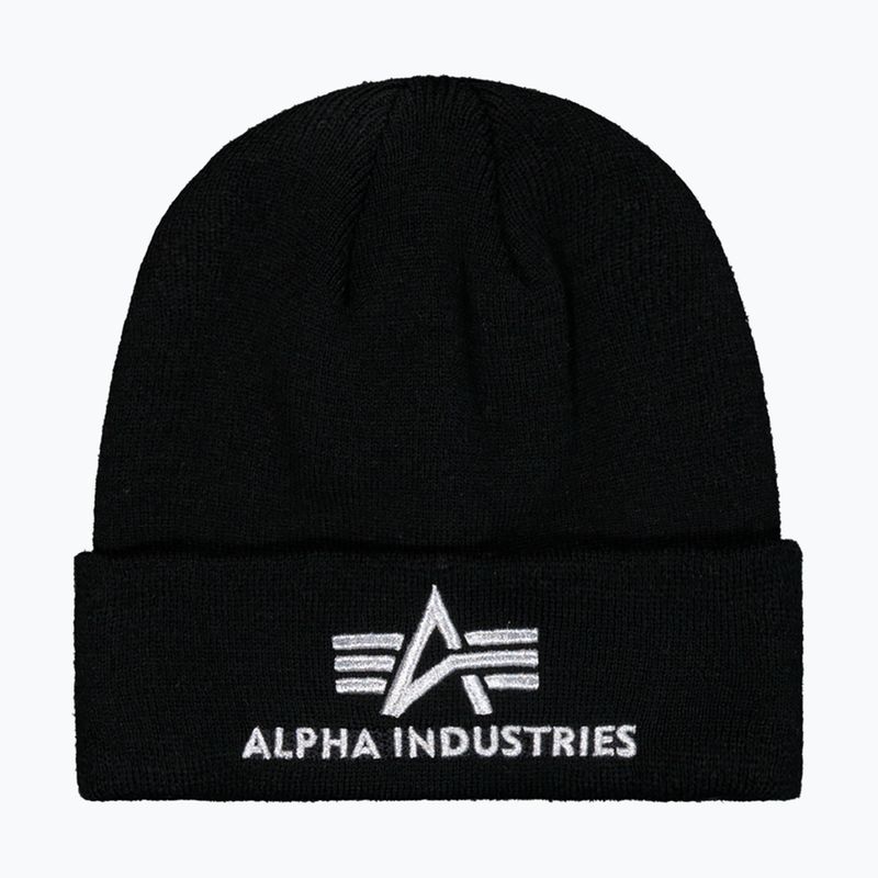 Alpha Industries 3D black/silver cap