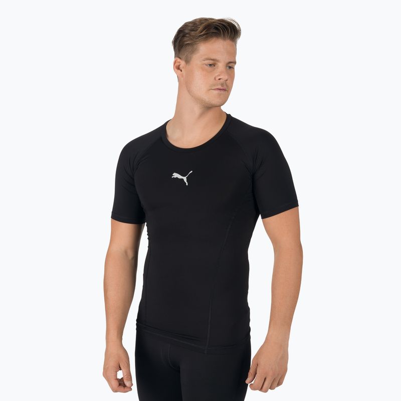 PUMA men's football shirt Liga Baselayer Tee black 655918 03