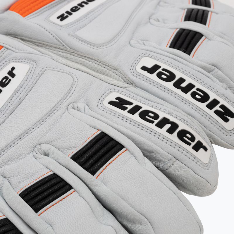 Men's ski glove ZIENER Guard GTX + Gore Grip PR white 801019 4