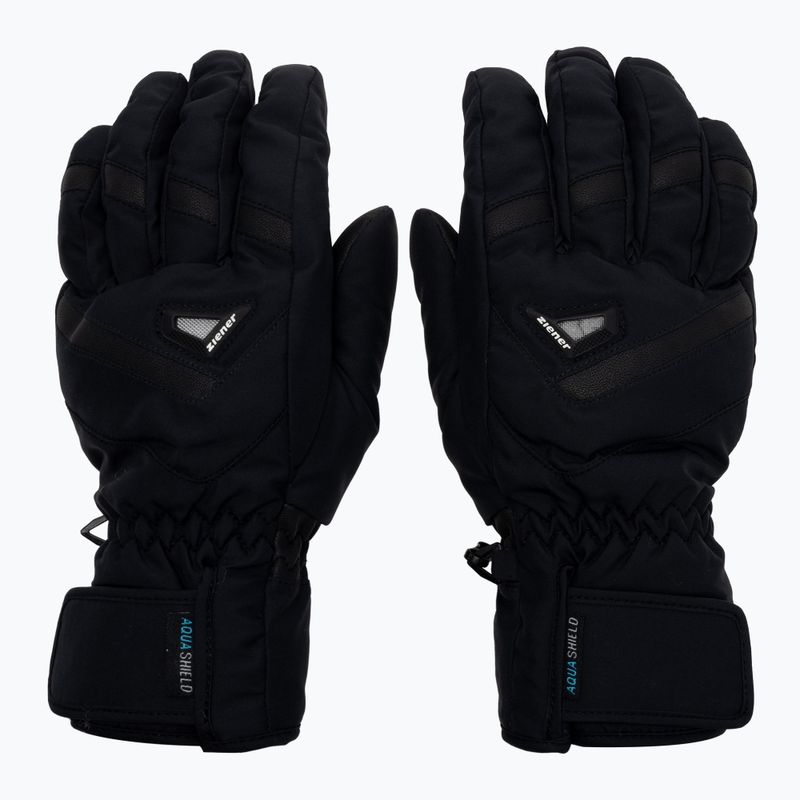 Men's ski glove ZIENER Gary As black 801036.12 3